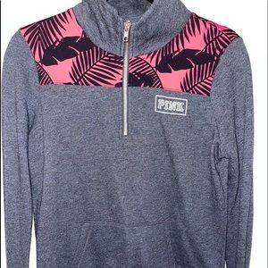 half zipped sweatshirt